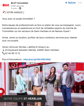 social media agence immobiliere